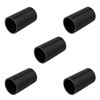 Black 20mm PVC Conduit Straight Couplers - Push-Fit Joiners -
