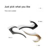 SARIHOSY Black Coat Hooks, Black Zinc Alloy Coat Hook Suitable