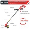 PRO-FOR 20V Cordless Grass Trimmer and Edger, 9.5" Stringless Weed