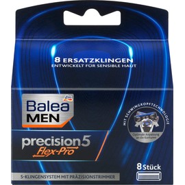 Balea MEN Precision 5 Flex Pro Razor Blades Pack of 8