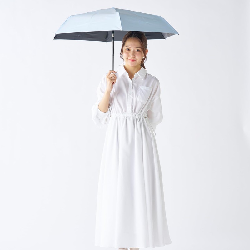 urawaza Folding Umbrella, Easy to Fold, Automatic Open/Close, 100% Light