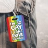 LT141 I'm So Gay I Can't Drive Straight Novelty Funny