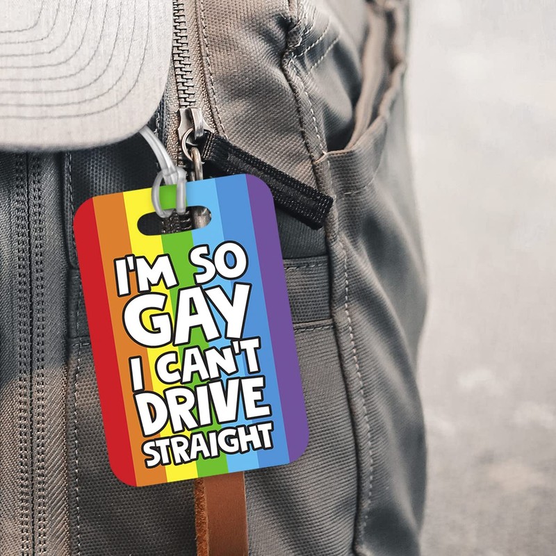 LT141 I'm So Gay I Can't Drive Straight Novelty Funny