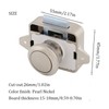 MTSmart RV Cabinet Locks, ABS Push Button Cabinet Latch for