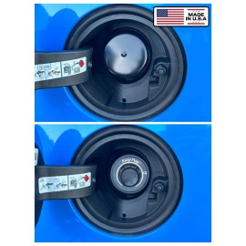 Unbranded Capless gas cap dust & dirt cover for 2022-2025 Ford Mustang, EZ Fuel Cover