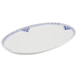 Royal Copenhagen Princess Oval Dish, 9.3 x 5.9 inches (23.5 x 15 cm), Wedding Gift, White