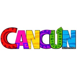 Genérico Cancún Quintana Roo Imán Refrigerador Souvenirs Recuerdos Letras México