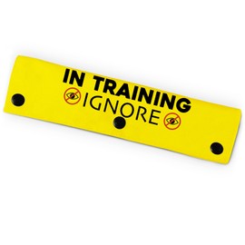 in Training Ignore Pet Leash for Dogs, Funny Dog Leash Wrap for Pet Dog Lovers Owners Gift (Yellow)