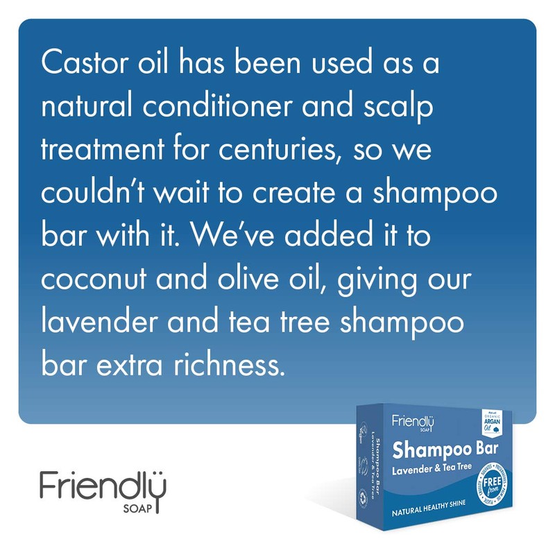 Friendly Soap Handmade Natural Lavender & Tea Tree Shampoo Bar