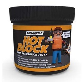 Solderweld Hot Block Heat Stop Putty 1 Lb. Tub