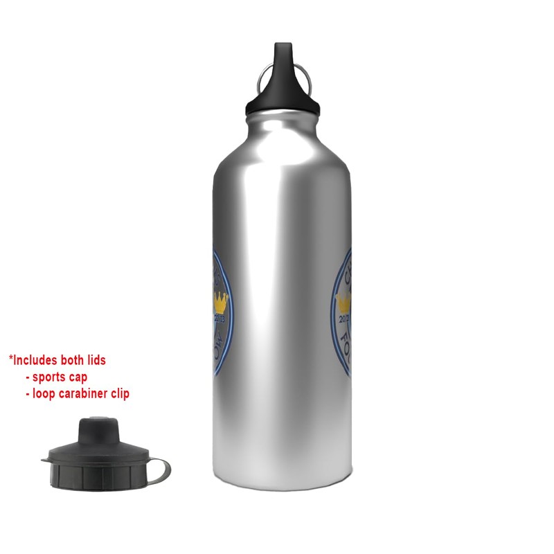 Partisan City League Champions 23/24 Logo 2-Lid Aluminium Bottle Silver