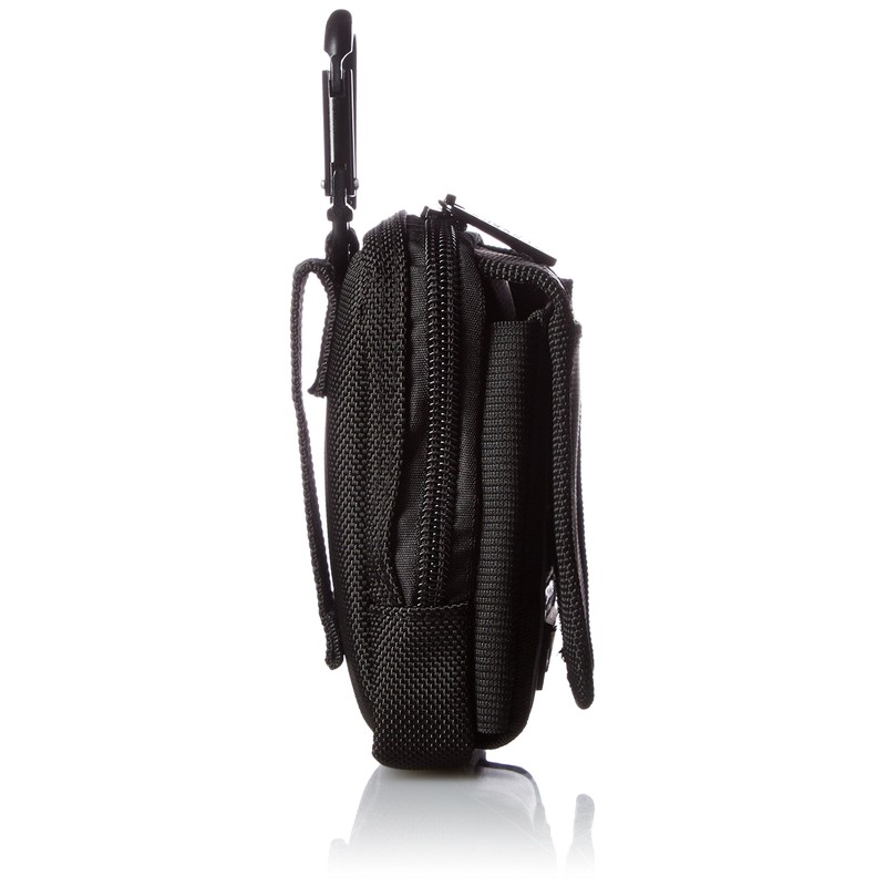 Bowken Club Pouch, Small Case with Reflective Lines, Black
