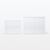 MUJI 02856113 Acrylic Collection Stand with Sliding Door, Large, Approx.