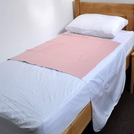 ComfortCare Children's, Toilet Training Sleep Mat/Potty Training Bed Pad, Waterproof Mattress Protector for 100% Nighttime Protection/Medium 90x90cm with Tucks, Fits Single Bed. Pink