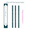3 Pack of Waterproof Eyebrow Pencil,Professional Makeup Micro Brow Pencil,Brow