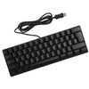 USB Wired Gaming Keyboard 60 Percent RGB Backlight 61 Keys