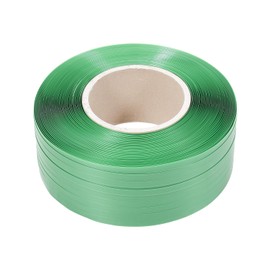 5/8" Polyester (PET) Strapping Roll, Heavy Duty Packaging Strapping Banding Roll, Pallet Strapping Roll, Industrial 3800 FT X 1500 LBS Break Strength PET Strapping Tape