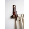 GENUINE LEATHER - by Keyaiira - Curtain rod holder leather