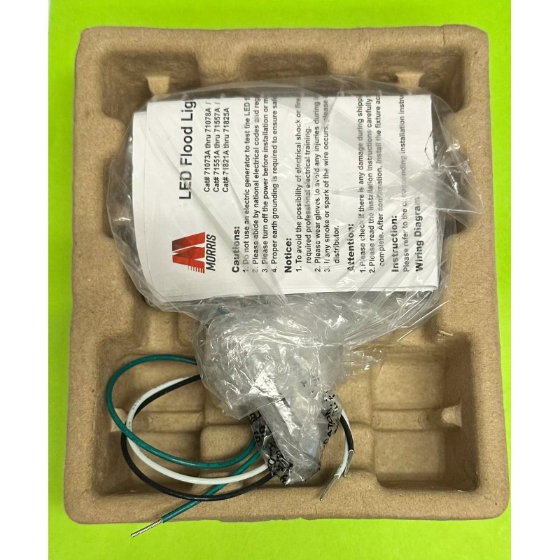 Morris 71553A Gen 3 LED Flood Light WHITE 15W 1592