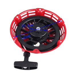 YHLFOOZ GX160 Recoil Starter+Air Filter+Spark Plug for GX120 GX160 GX200 5.5 HP 6.5 HP Engine, GX120 GX160 GX200 Pull Starter Recoil Starter 28400-ZH8-013YA
