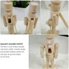 6pcs 12cm Christmas Nutcracker Ornament Set Wooden Nutcracker Character Soldier