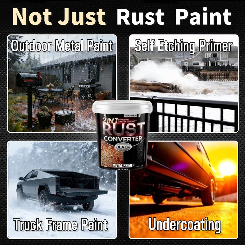 Ultra 2-in-1 Rust Converter Paint & Metal Primer, 35 oz