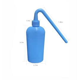 2PCS Colostomy Bag Cleaning Tool, Cleaning Bottle for colostomy Bag Plastic wash Bottles,colostomy supplies,Cleaning Bottle for All Ostomy Bags for Permanent Use,300ML