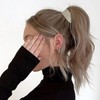 WUPENGSA High Ponytail Clips, High Ponytail Hair Clips, Metal, Non-Slip,