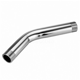 HIQIU Shower Head Extension G1/2 Inch 15 cm Stainless Steel Shower Head Extension Angled Shower Arm Extra Pipe