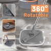 TikStar Spin Mop Bucket Set with Self-Separating Dirty & Clean