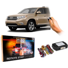 MPC Remote Start Kit Compatible with Toyota Highlander 2008-2013 || Hybrid Only || Push Lock 3X to Start || USA Tech Support