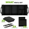 Car Trunk Organizer - with 5 Compartments Trunk Organizers and