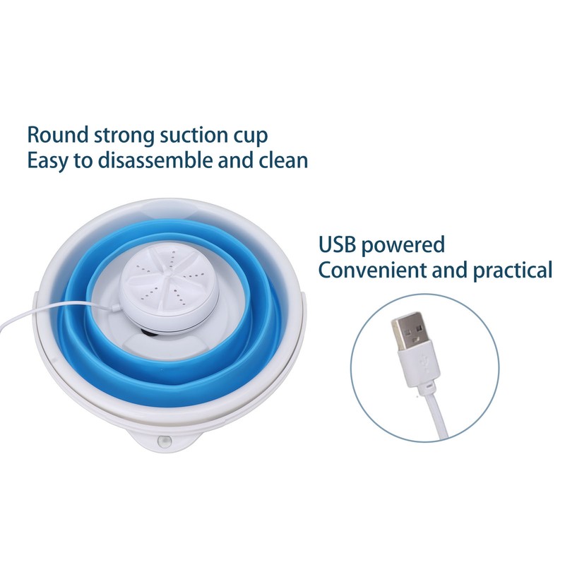 10L Portable Mini Washing Machine Folding Small Washing Machine for