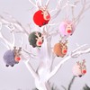 Christmas Ornament, Plush Set, 6-piece Set, Cute, Reindeer, Christmas Tree,