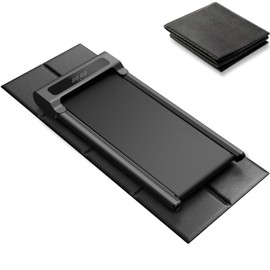 LORIKIITE Foldable Treadmill Mat, Exercise Bike Mats for Home Gym Workout, Waterproof Non-Slip Exercise Equipment Mat Floor Protector for Indoor Cycles, Rowing Machine, Elliptical