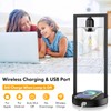 Wireless Charging Touch Control Table Lamp Set of 2, Dimmable
