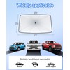 Car Windshield Sun Shade - Foldable Sedan SUV Windshield Sunshade
