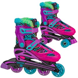 Roller Derby Falcon 2-in-1 Combo Quad and Inline Skates for Kids, Adjustable Sizing