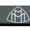 KA Black Chrome Maybach Logo Laser Engraved T304 StainlessSteel License