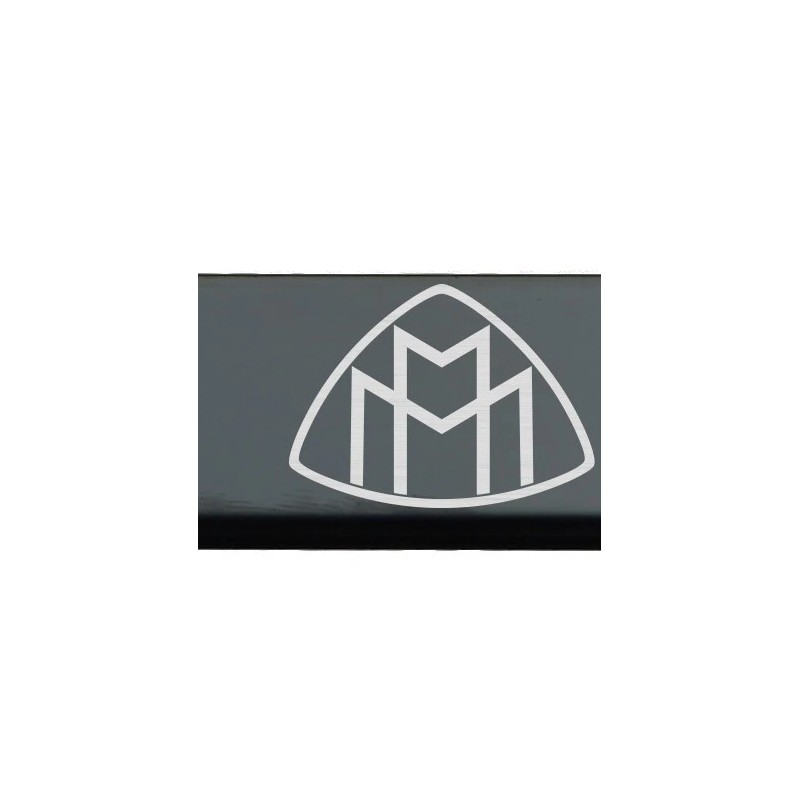 KA Black Chrome Maybach Logo Laser Engraved T304 StainlessSteel License
