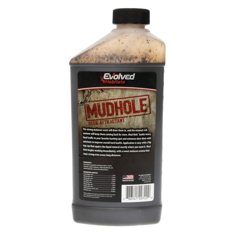 Evolved Habitats Mudhole Molasses Enriched Liquid Deer Mineral Attractant -