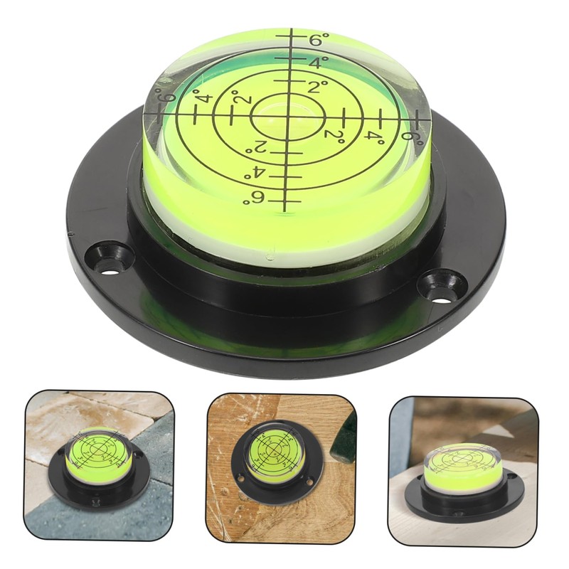 Operitacx Bubble Level Tool Compact Precision Leveling Tool with Base