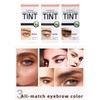 Tignapoo Eyebrush&Eyebrow Tint Kit Waterproof Quick-drying Eyebrow Brush