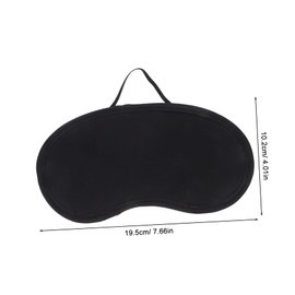 OATIPHO 6pcs Travel Sleep Mask for Airplane and Car Lightweight Black Eye Cover with Nose Pad for Light Blocking Comfortable Blindfold for Men Women for Naps and Team Building Games