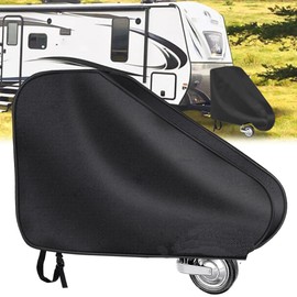 MINGZE Caravan Hitch Cover, Tow Hitch Cover Universal Vattentät Oxford med rem, Drawbar Cover Tow Bar Skyddsskydd för de flesta husvagnar/husbilar/släpvagnar 95 * 60 * 15cm