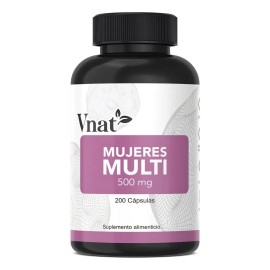 Multivitamínico De Mujer Vnat 100cap Mujeres Multi Vitaminas Sabor Neutro