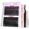 VEYESBEAUTY Lash Clusters Eyelashes Cluster Lashes Extensions One More+ Multi-type