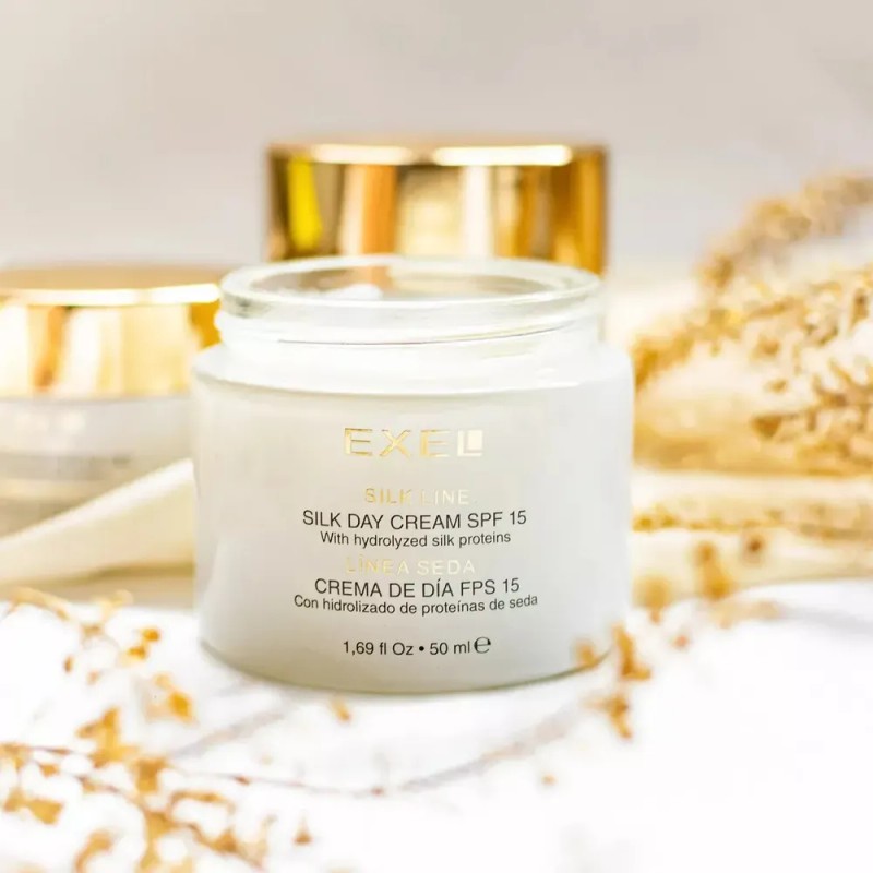 Crema Facial de Día Exel con Ácido Hialurónico y FPS