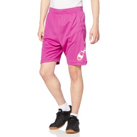 Champion C3-VV508 Men's Volleyball Shorts, Quick Drying, Antibacterial, Deodorizing, Abrasion Resistant, Script Logo, deep pink