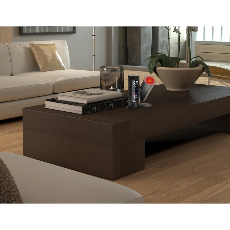 Technoline Projektionswecker WT 514 mit Wettervorhersage, schwarz, 116 x 65